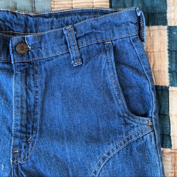 Vintage 1970’s Levi’s Saddle Back Flare Jeans - Picture 3 of 8